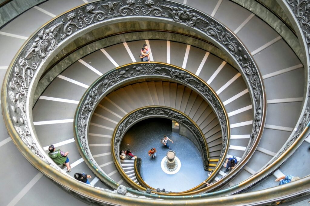 La scala elicoidale dei Musei Vaticani